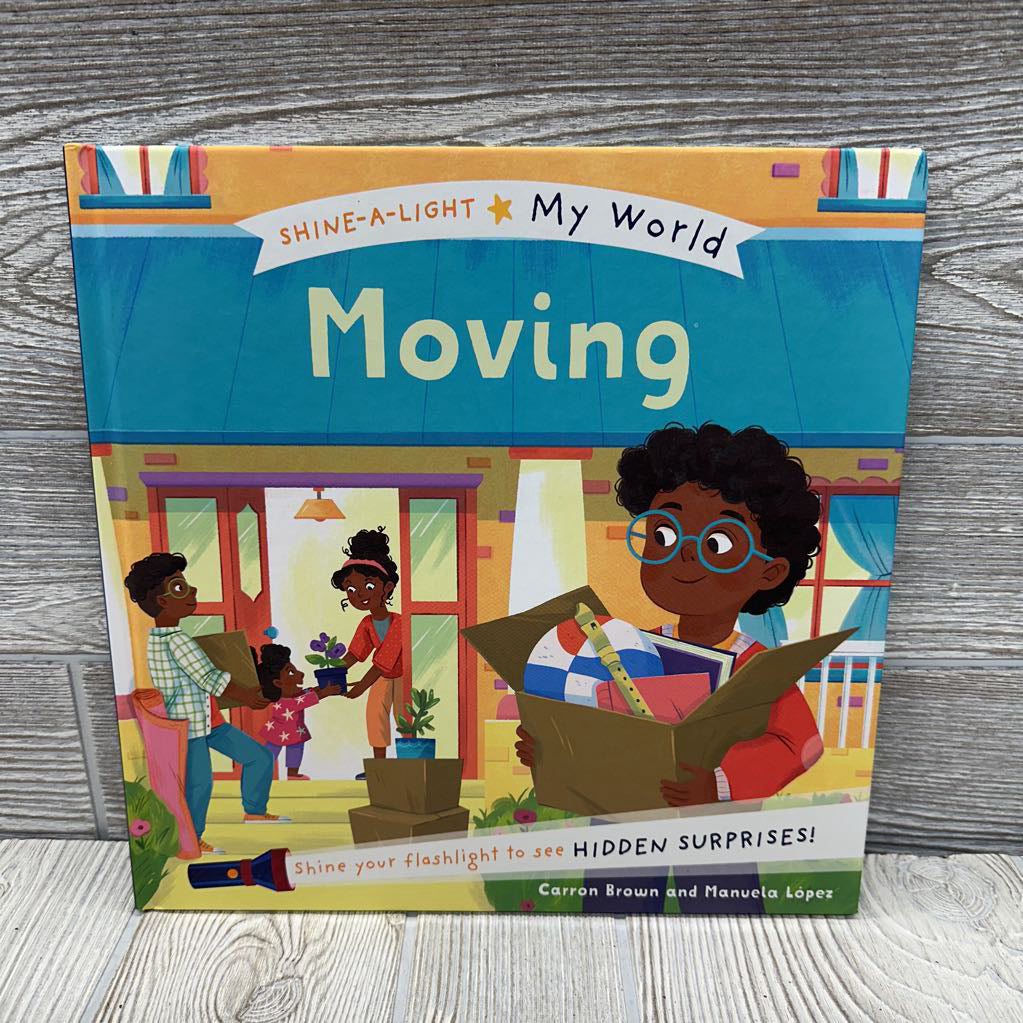 Shine-A-Light My World Moving Hardcover Book