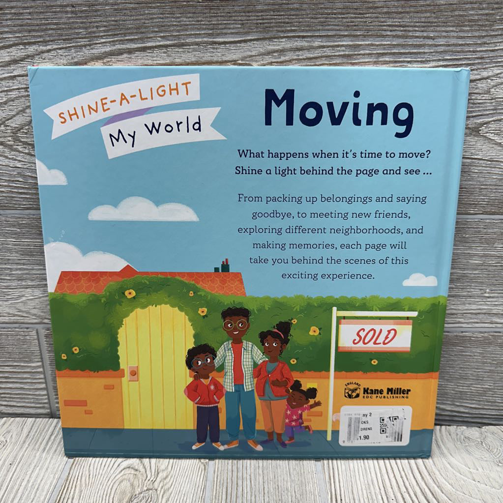 Shine-A-Light My World Moving Hardcover Book