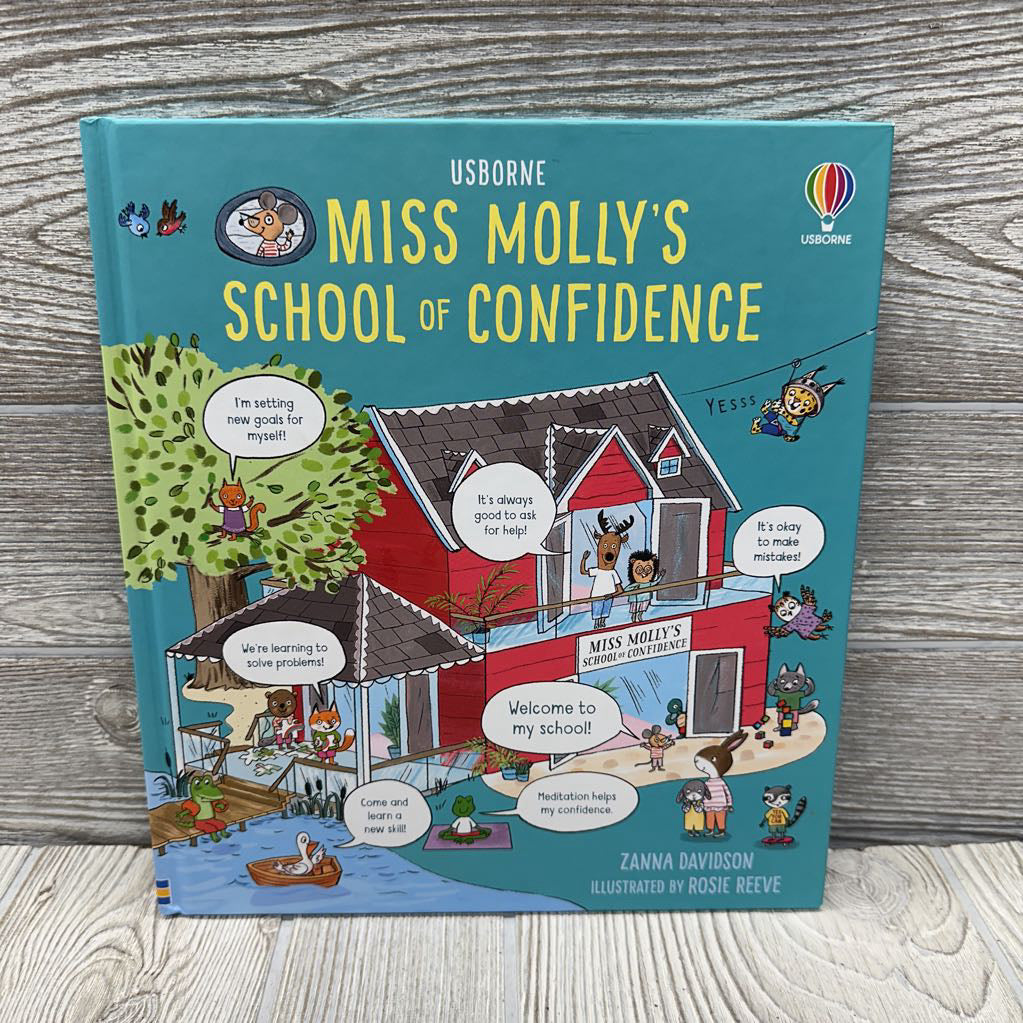 Usborne Miss Molly's School Of Confidence Hardcover Book