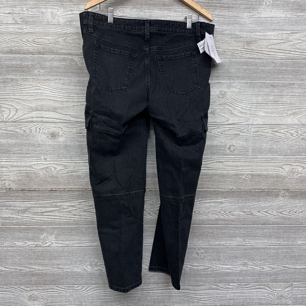 NEW Side Panel 90's Straight Cargo Jeans 8/Medium