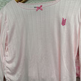 NEW 2 Pc Pj Pointelle Shirt W & Shorts 14-16