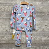 NEW 2 Pc Pj Animals W/ Hats 3t
