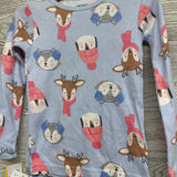 NEW 2 Pc Pj Animals W/ Hats 3t