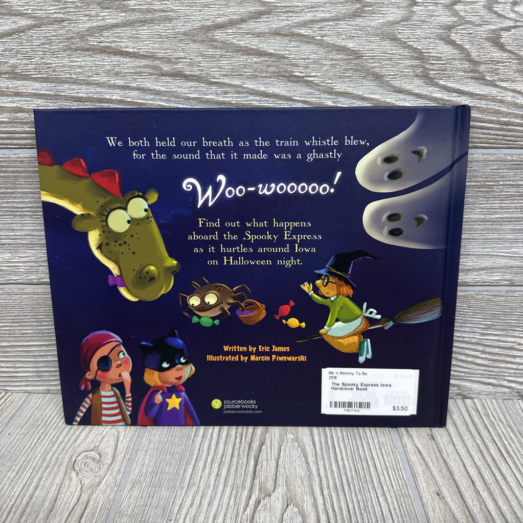 The Spooky Express Iowa Hardcover Book