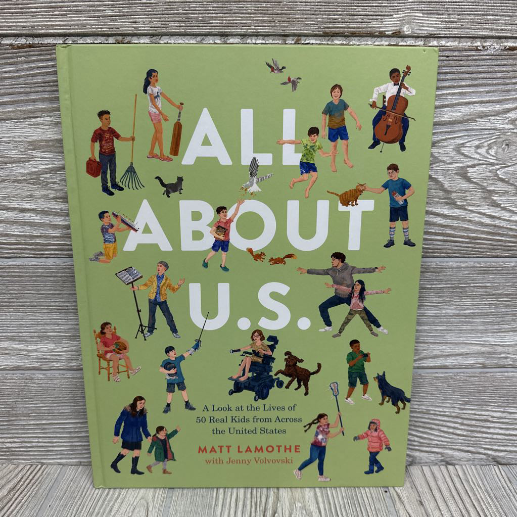 All About U.S. Hardcover Book