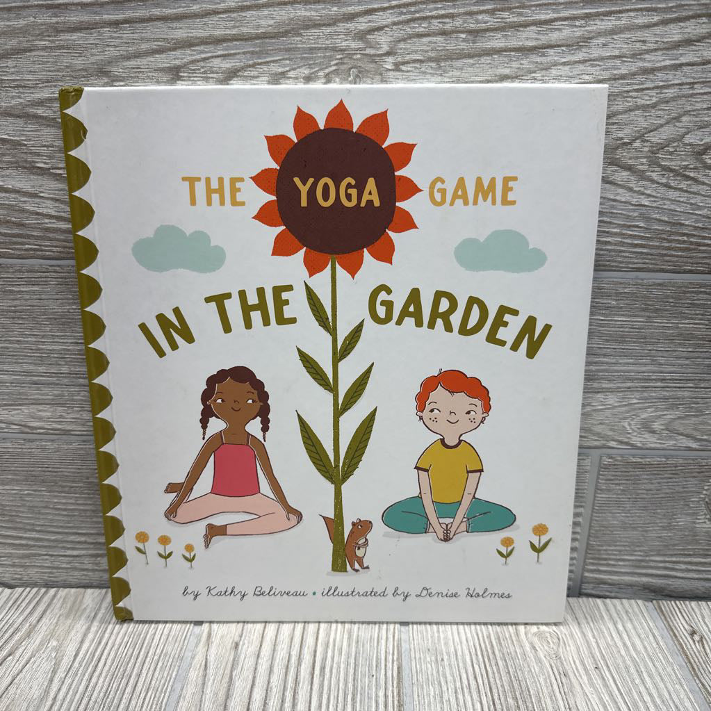 The Yoga Game In The Garden Hardcover Book