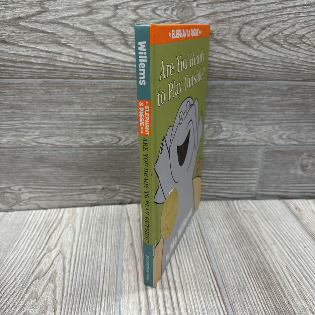 Elephant & Piggie Are You Ready To Play Outside Hardcover Book