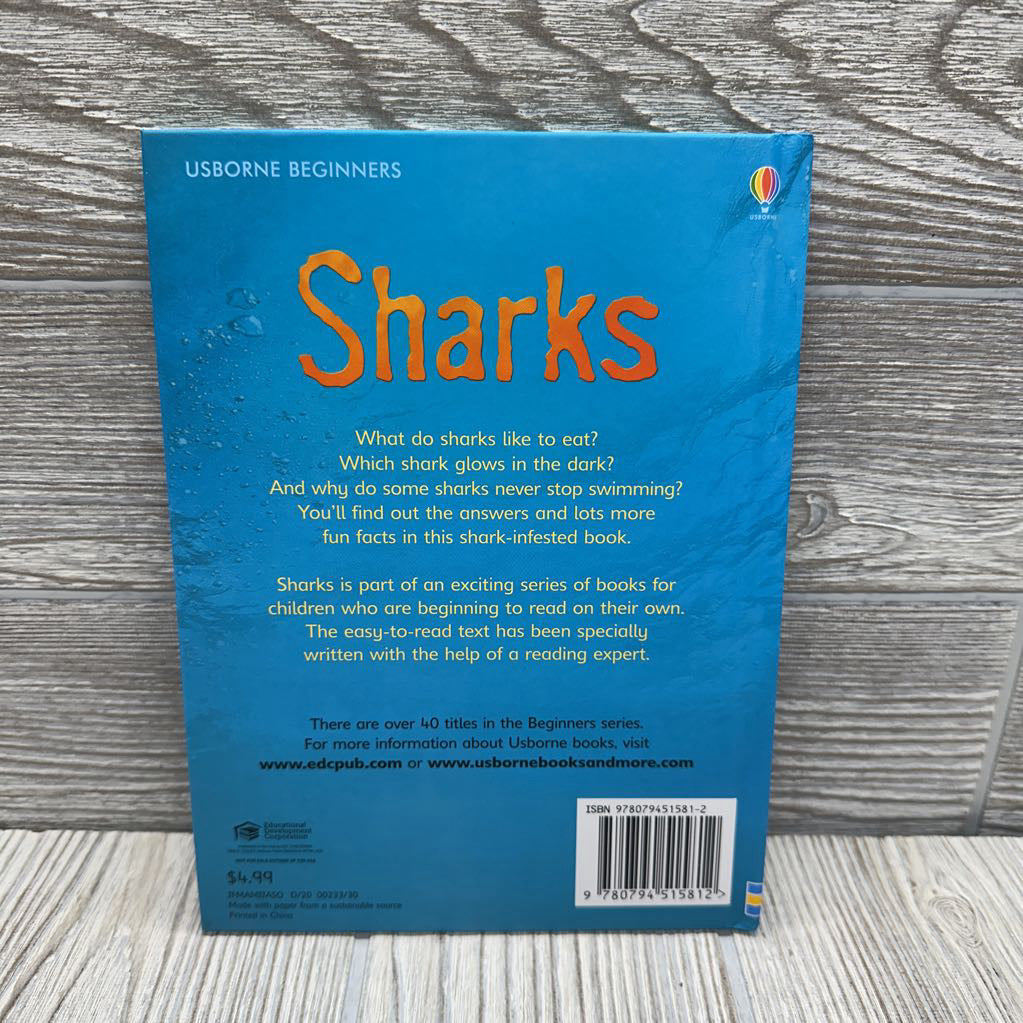 Usborne Beginners Sharks Hardcover Book