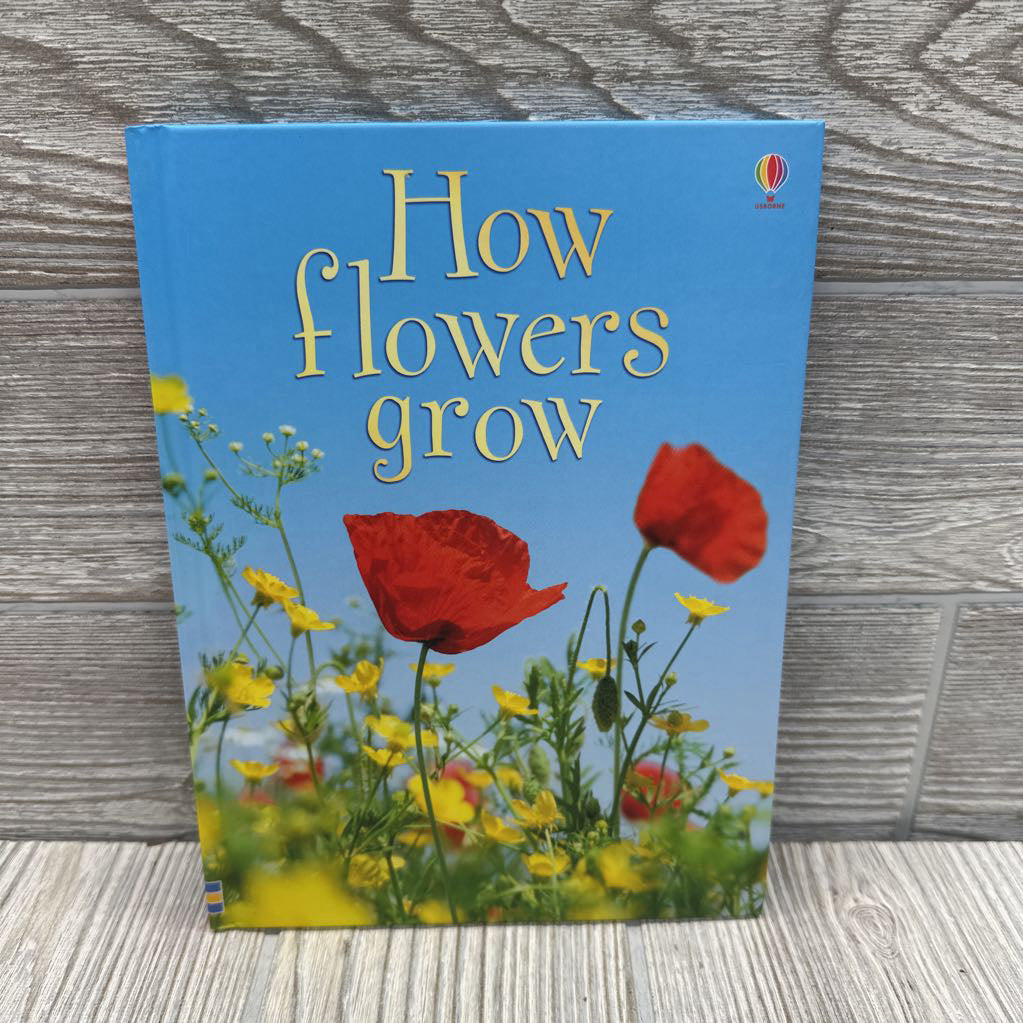 Usborne Beginners How Flowers Grow Hardcover Book