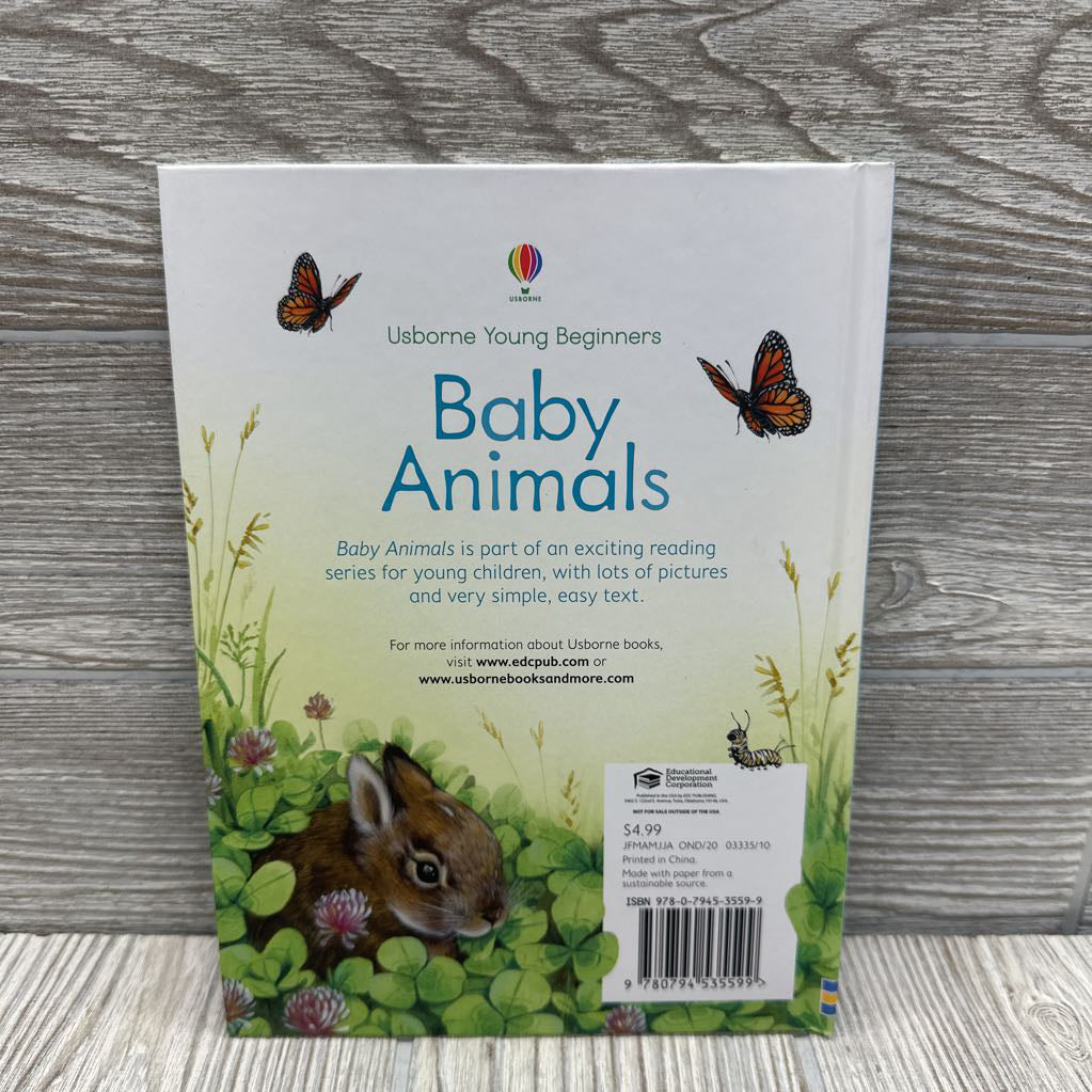 Usborne Beginners Baby Animals Hardcover Book
