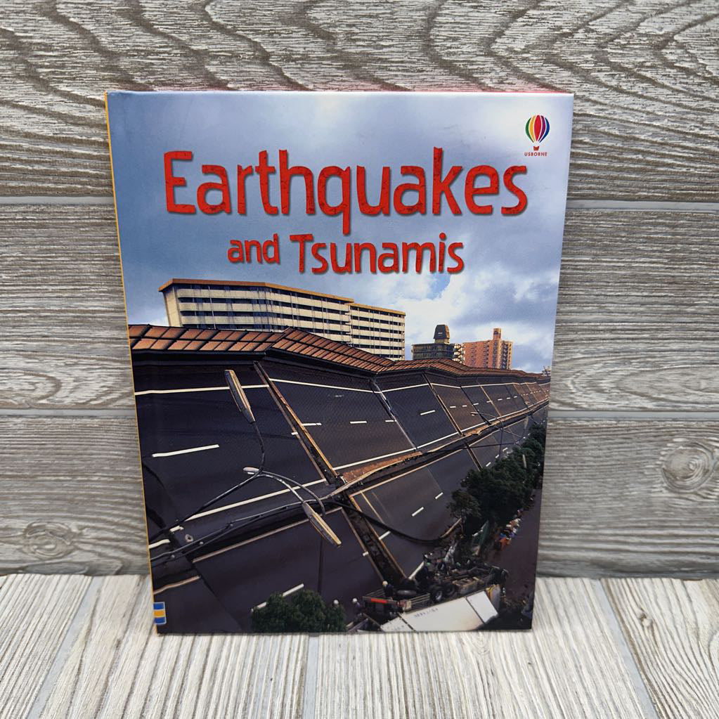 Usborne Beginners Earthquakes & Tsunamis Hardcover Book