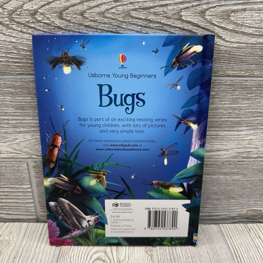 Usborne Beginners Bugs Hardcover Book
