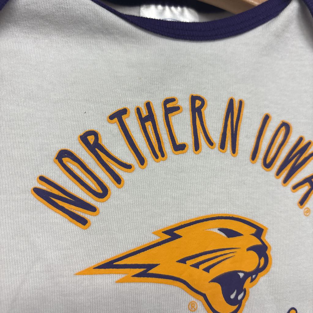 Bodysuit Northern Iowa Panthers 3-6M