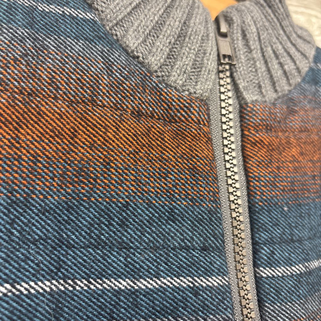 Sweater Jacket Plaid 18M