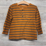 Henley Pocket Shirt Stripes 4t