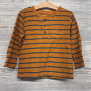 Henley Pocket Shirt Stripes 4t