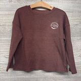 Waffle Knit Shirt Embroidered Mountain 5t