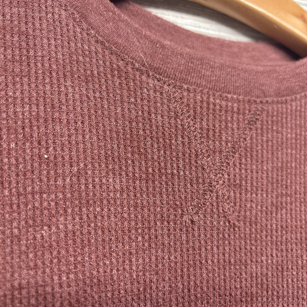Waffle Knit Shirt Embroidered Mountain 5t