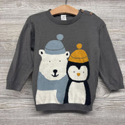 Knit Sweater Penguin & Polar Bear 2t