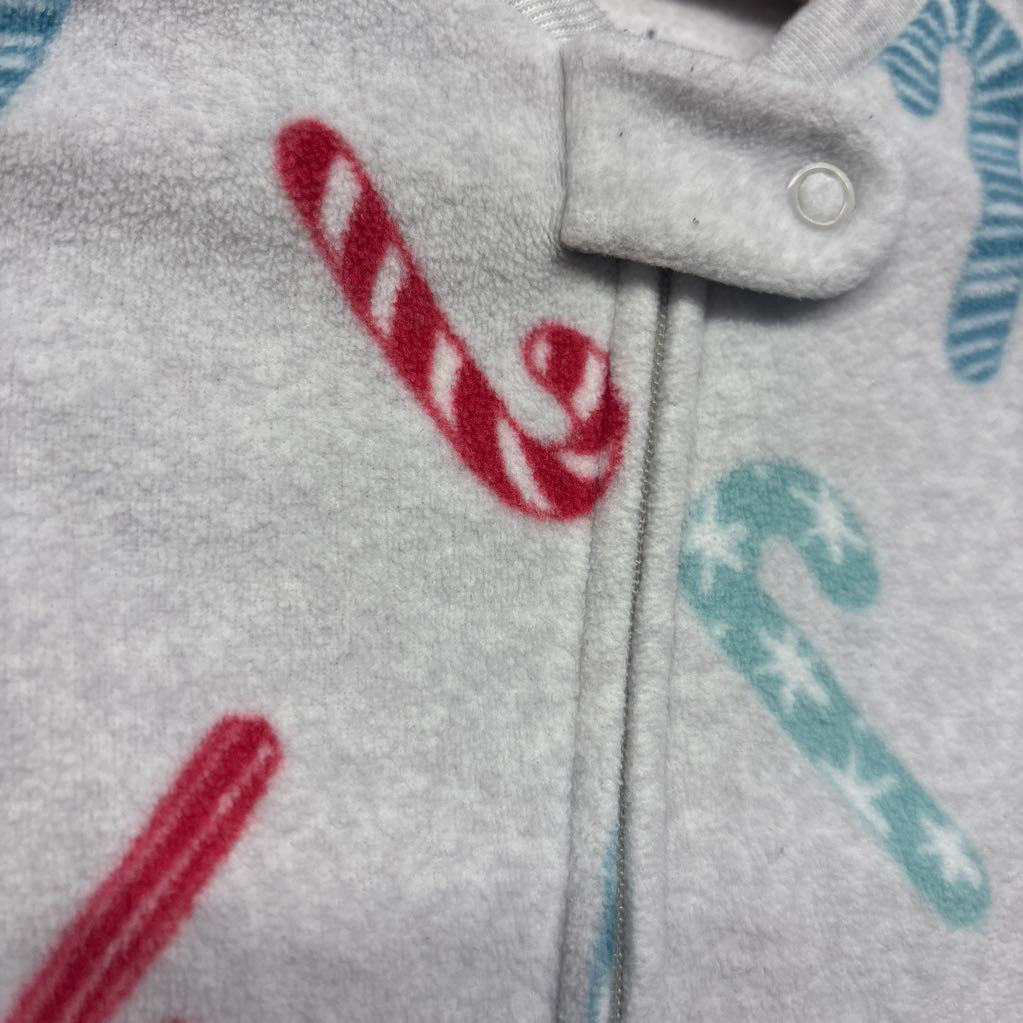 Blanket Sleeper Candy Canes 3-6M