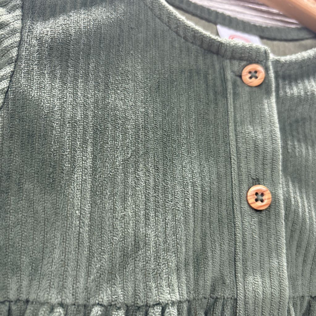 Corduroy Button Dress 3t