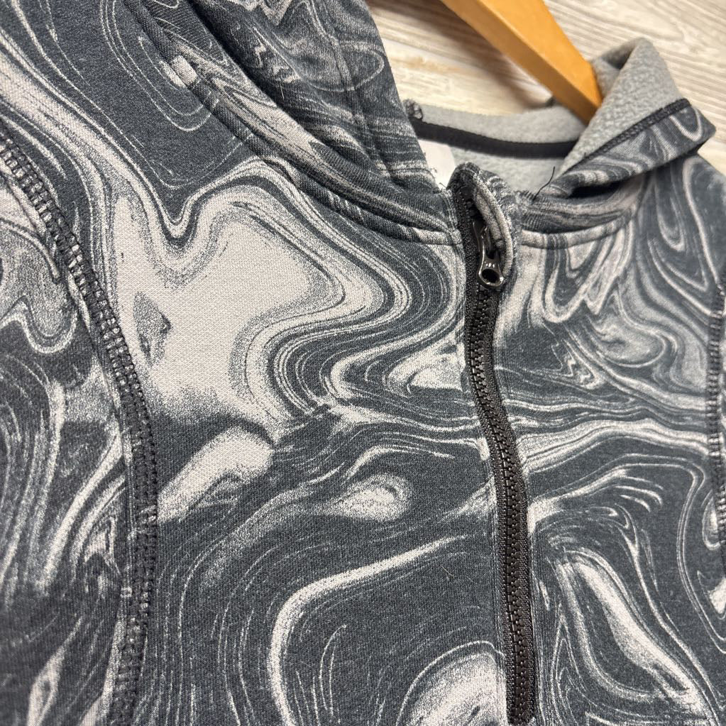 Zip Hoodie Printed Swirls 14