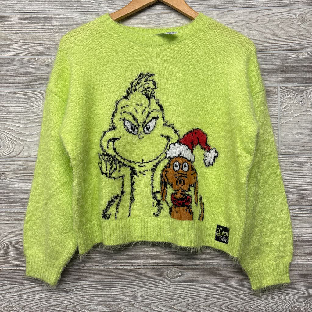 Grinch Sweater Fuzzy 12-14