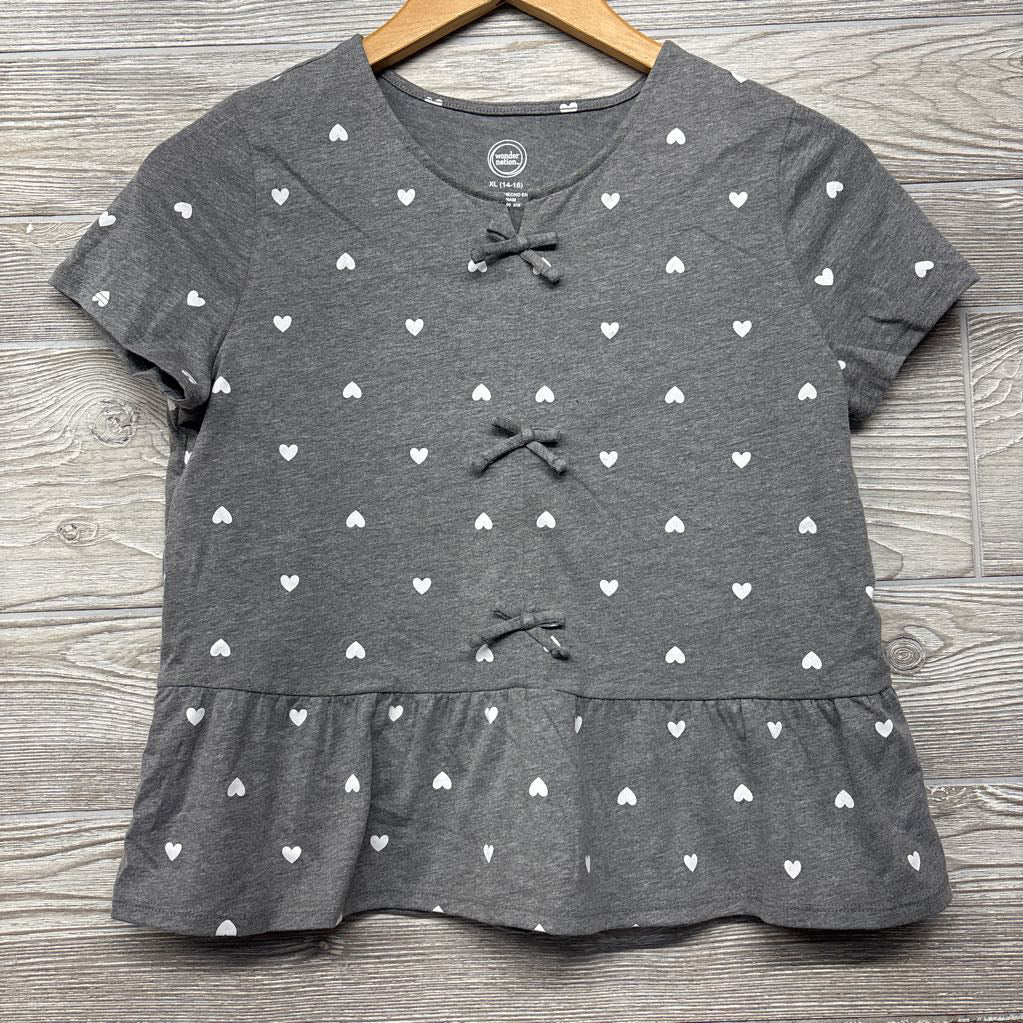 Shirt Bows & Hearts 14-16