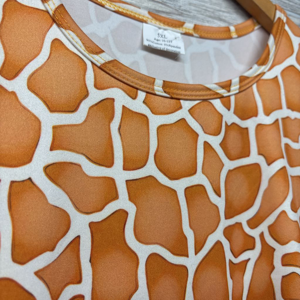 Dress Giraffe Printe 10-12