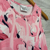 Tank Dress Flamingos 10-12