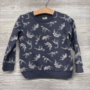 Crewneck Dinosaur Skeletons 3t