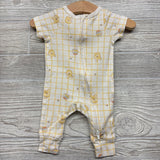 Grid Romper Winnie The Pooh Nb