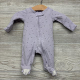 Waffle Knit Sleeper Polka Dots Preemie