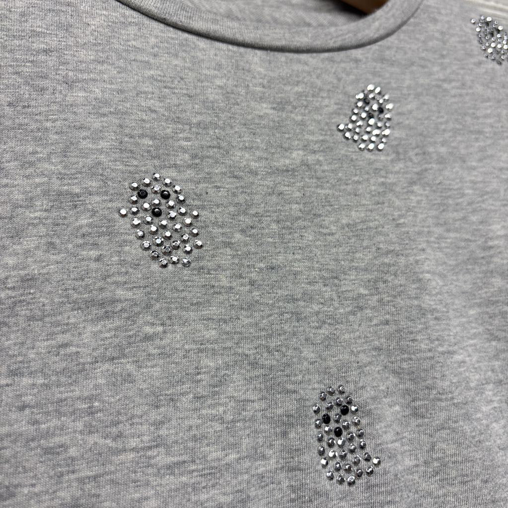 LS Shirt Rhinestone Ghosts 6-7