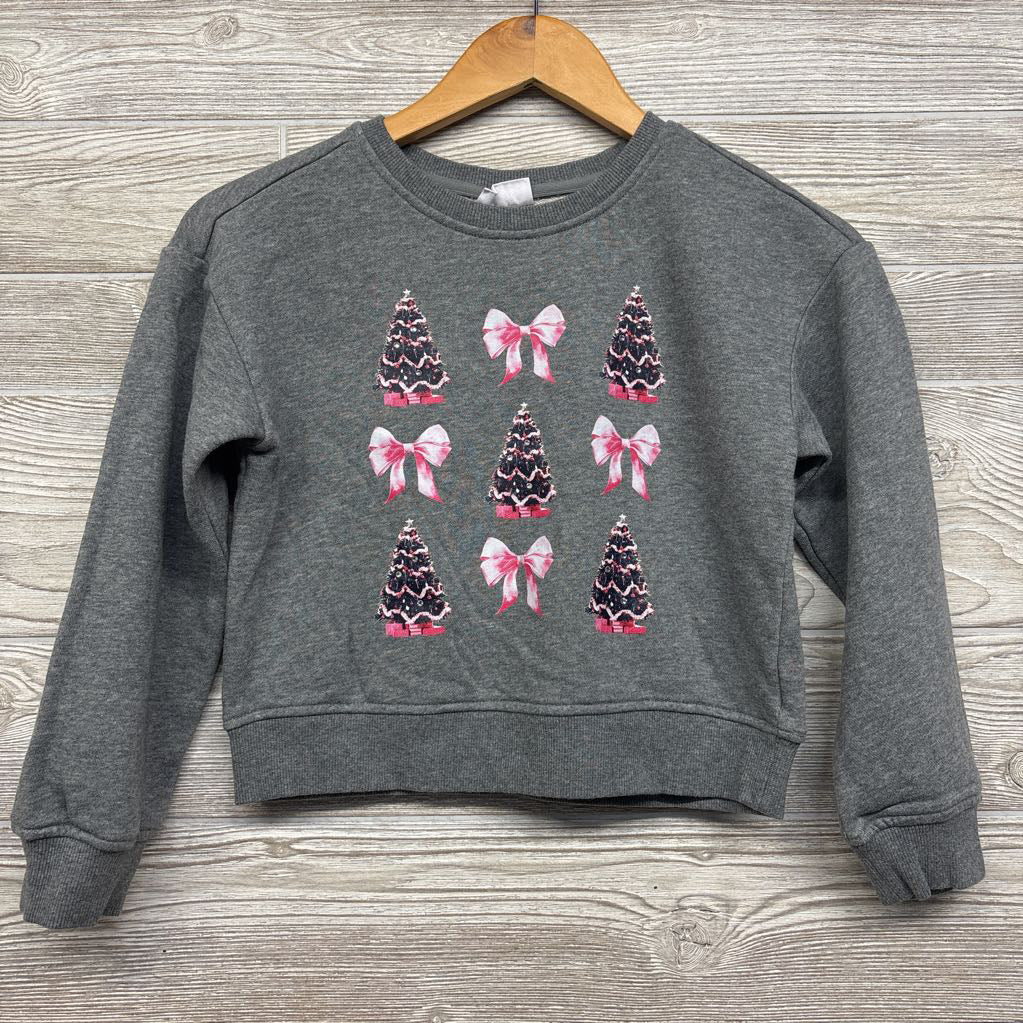 Crop Crewneck Christmas Trees & Bows 8
