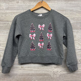 Crop Crewneck Christmas Trees & Bows 8