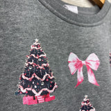 Crop Crewneck Christmas Trees & Bows 8