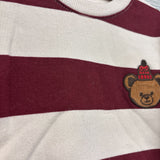 Crewneck Stripes Bear 3t