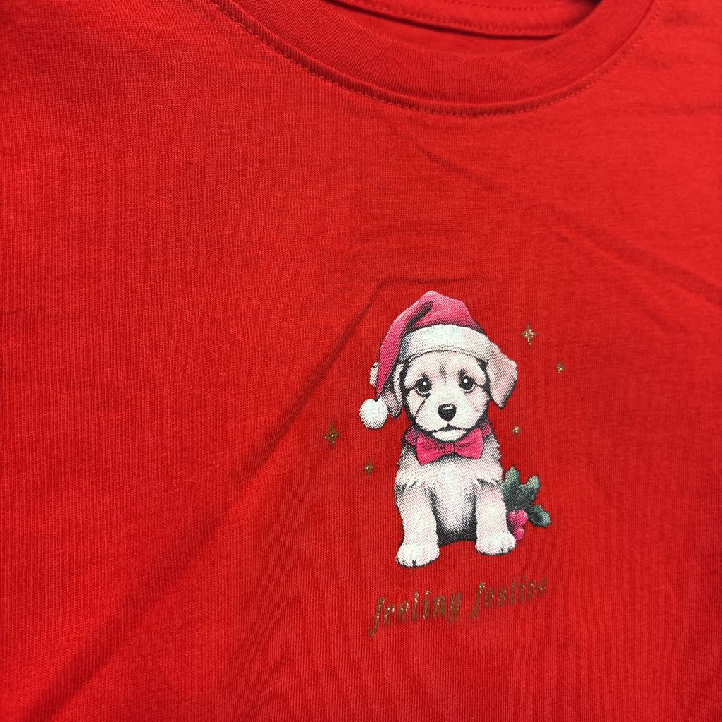 LS Shirt Dog Feeling Festive 8
