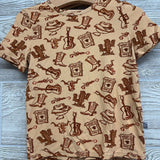 NEW Bamboo 2 Pc Pj Set Wanted Western 3t