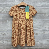 NEW Bamboo 2 Pc Dress & Short Set Wanted Western 2t