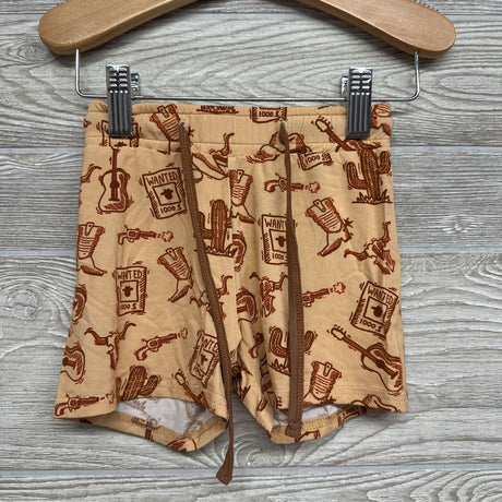 NEW Bamboo 2 Pc Dress & Short Set Wanted Western 2t