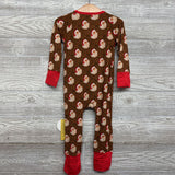 NEW Bamboo Santa Sleeper Animal Print 2t
