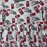 Bamboo LS Dress Living Off Jesus & Dr. Pepper 3t