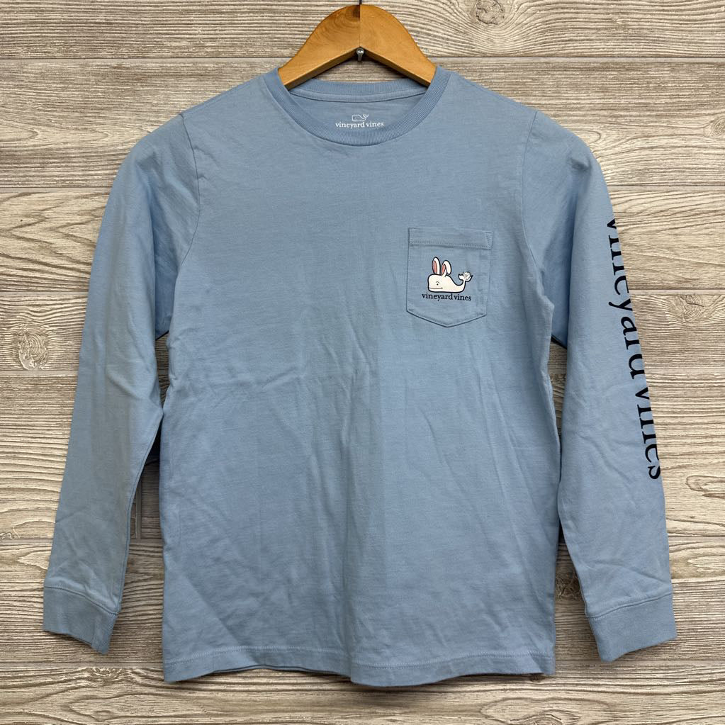 NEW LS Pocket Shirt Rabbit Whale 8-10
