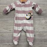 Blanket Sleeper Stripes Penguin 3M