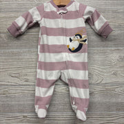Blanket Sleeper Stripes Penguin 3M