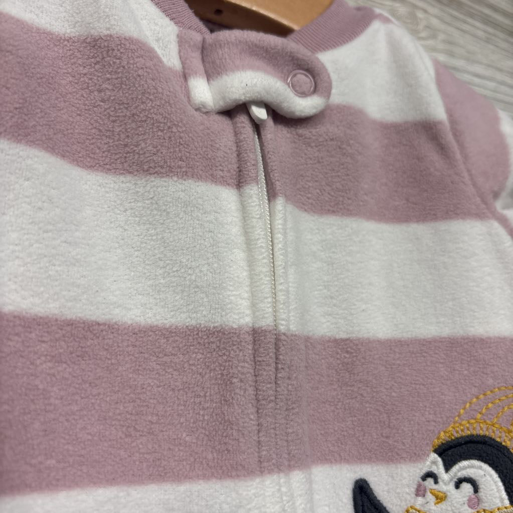 Blanket Sleeper Stripes Penguin 3M