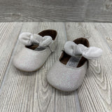 Glitter Mary Jane Flats Velvet Bow 2c