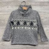 Shawl Collar Sweater Mickey Mouse Nordic 3T
